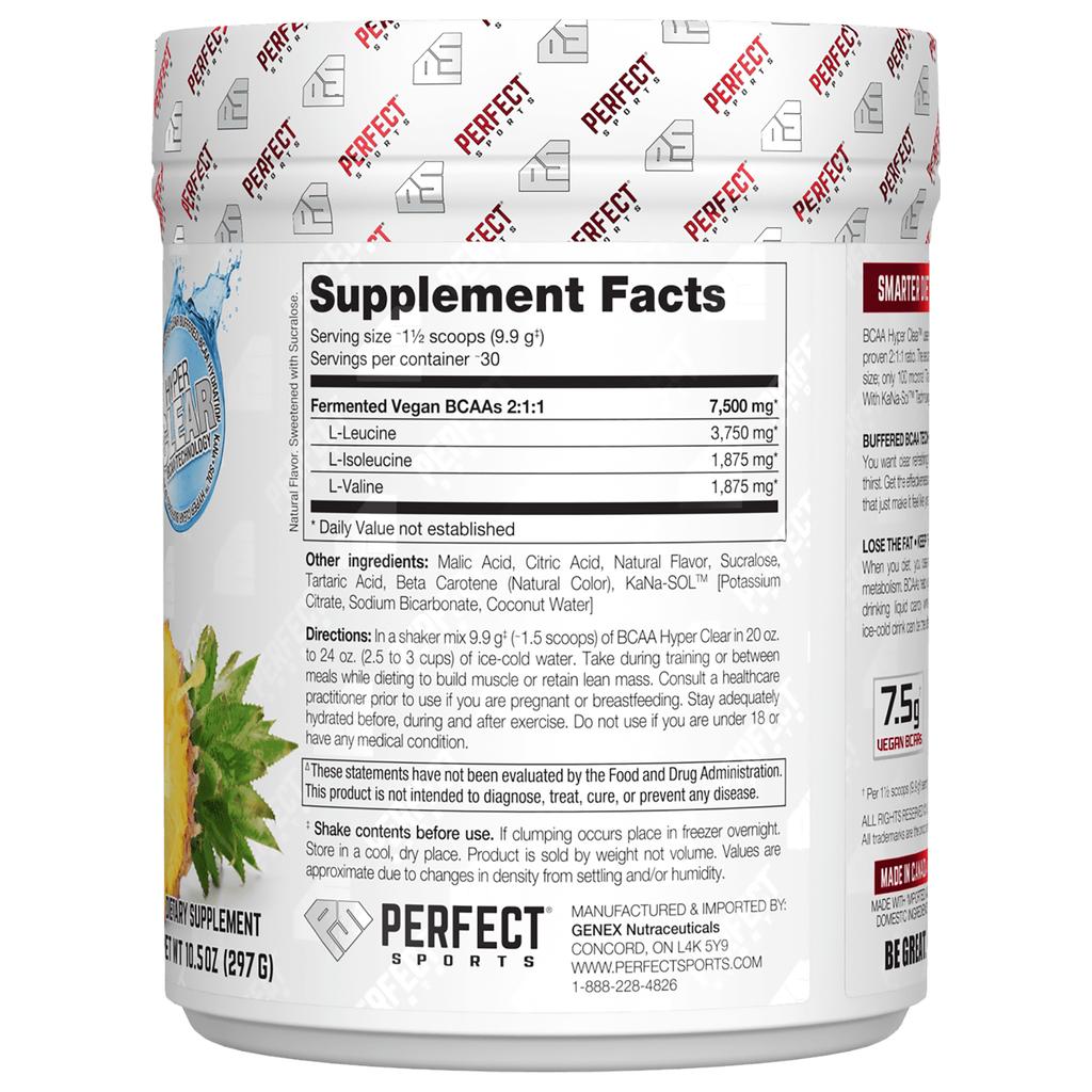Bcaa Hyper Clear, Intense Hawaiian Pineapple Candy, 297G(10.5Oz)