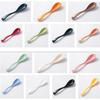 PP Material Soup Spoon, Long-handled Porcelain-like Soup Spoon, Household and Restaurant Ramen Spoon, Plastic Spoon