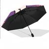 Custom Text Automatic 8 Bone Umbrella, Portable Sun Rain Protection UmbrellaKuromi