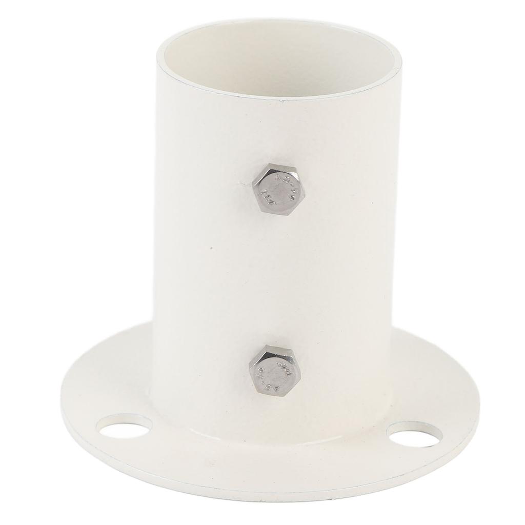 Deck Flange 1.5 Inch Stainless Steel Secure Connection Waterproofing Enhanced Safety for Ship Ladder Above Ground Pool