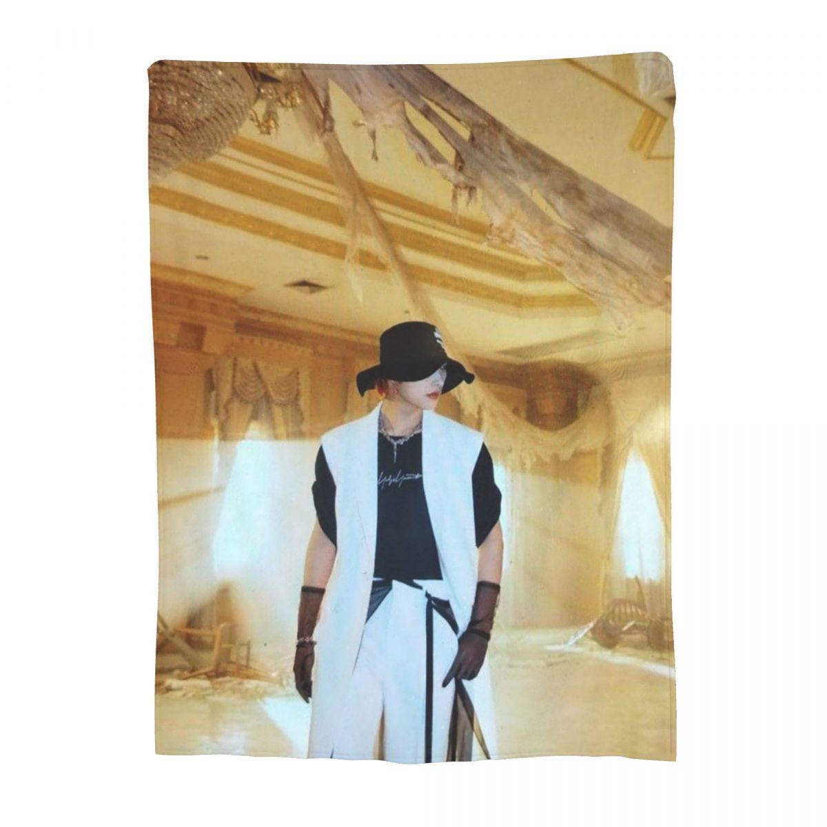 Mingi Ateez - Spin Off From The Witness Halazia Blankets Soft Flannel Throw Blanket Bedding for Bed Livingroom Travel Home Couch 80x120cm