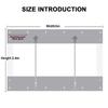 420 G/m² PVC Tarpaulin Transparent with Zip, Waterproof Tarpaulin for Outdoor Furniture, Porch, Pergola