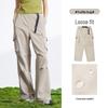 Camel Women's Wide-Leg Cargo Jogger Pants M24CAWI757