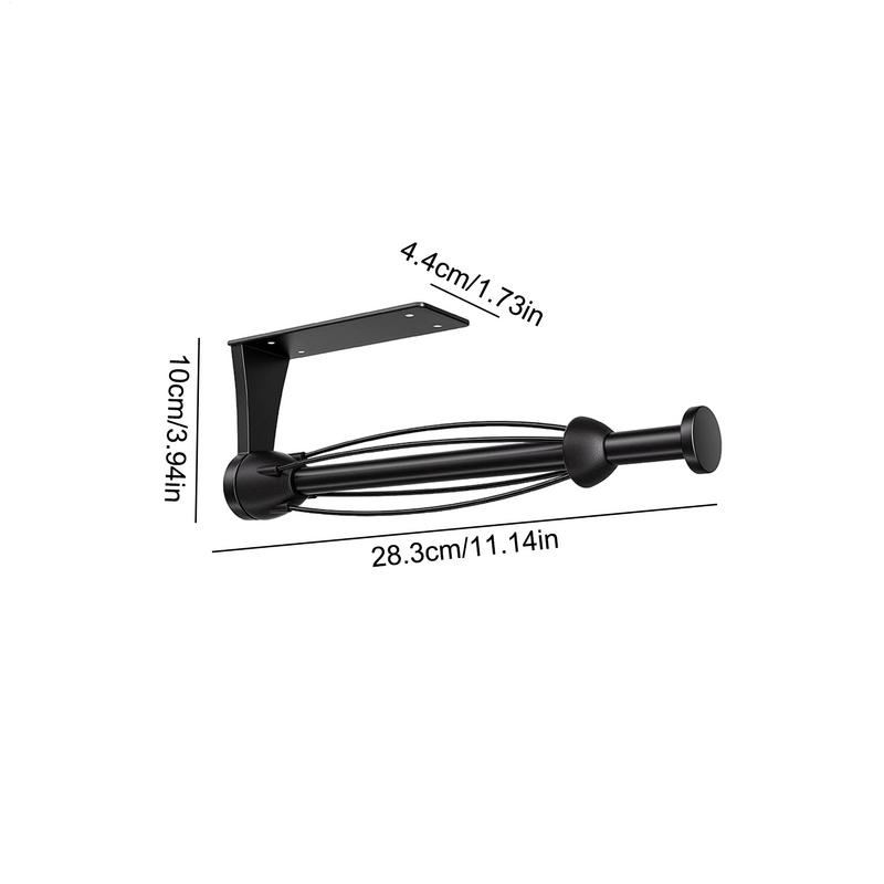 Paper Towel Holder Under Cabinet Paper Towel Holder For Wall Heavy-Duty Single-Hand Mount For Over-Cabinet Refrigerator Door RV