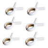 6pcs Beach Towel Clips Plastic Clothes Pins with Strong Anti-Rust Springs Heavy Duty Windproof Laundry Clothespins Fixed Peg