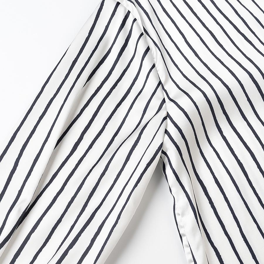 Spring/Summer 2025 Women's Versatile Single-Breasted Silk Satin Shirt