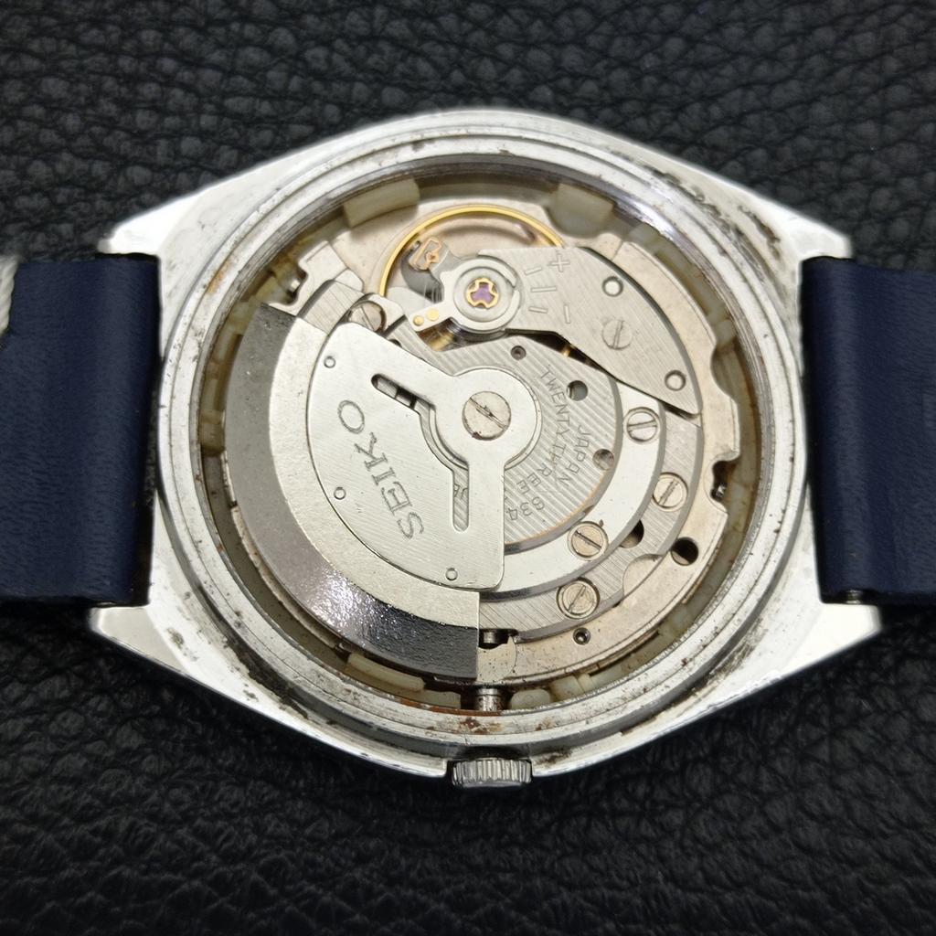 VINTAGE SEIKO 5 AUTOMATIC 6349A JAPAN MENS BLUE COLOR DIAL WATCH a701270-5 R206a-a701270