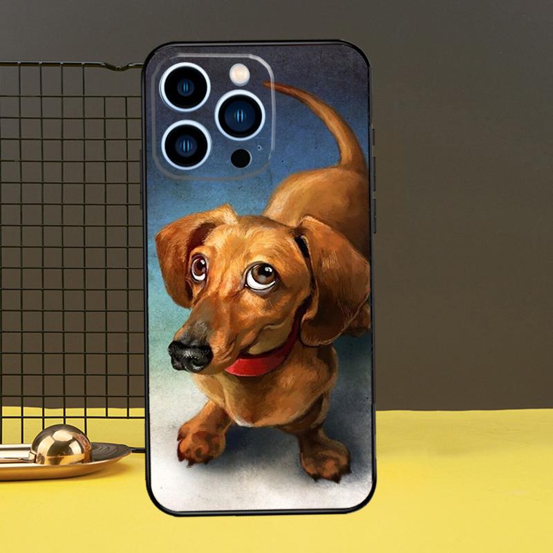 

Dachshund Dog Case For Apple iPhone 11 14 12 Pro Max mini XS XR X 8 7 Plus SE 2020 13 Pro Phone Cover Capa iPhone SE 2022