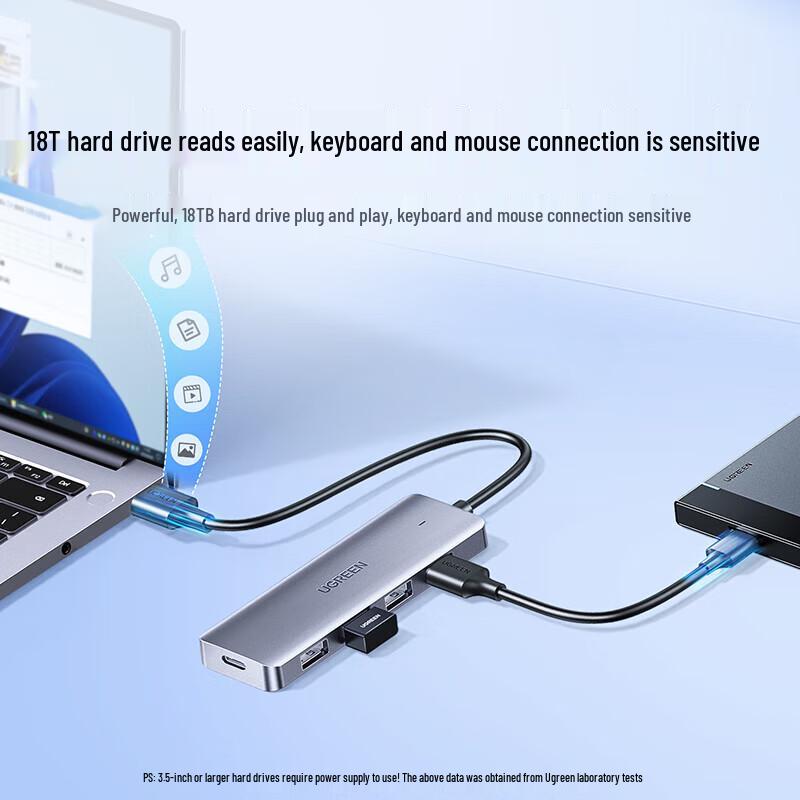 UGREEN USB 3.0 4-Port Data Hub