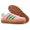 Adidas Gazelle Bold W True White IE0420 Japanese shoe Pink/Green/Cloud (True Pink/Green/Cloud White, size, Adult, Numeric, 24.5 cm) [Used]