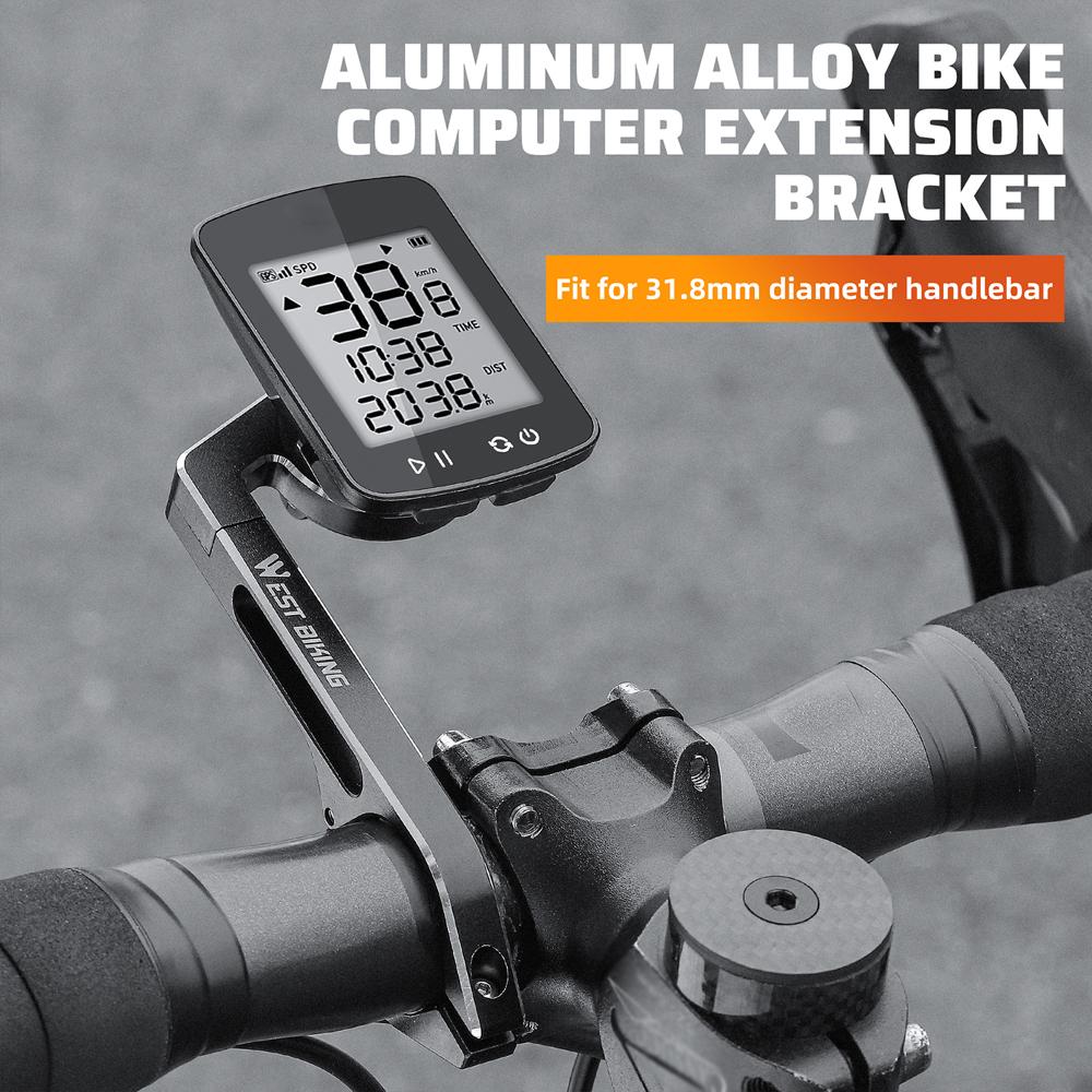 Řidítka jízdního kola Držák cyklopočítače Prodlužovací prodlužovací nástavec na rukojeť pro silniční kolo Základna jezdce na kolo Měřič kilometrů