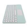 Touch Wireless Keyboard Round Keycaps Ergonomic Design Ultra Thin Smart Touch Wireless Keyboard for Tablets Laptops