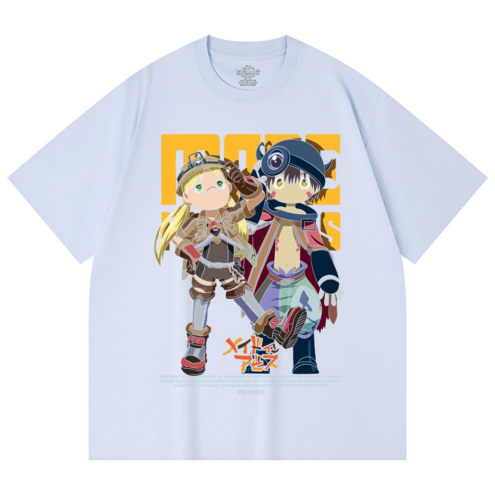 230 Gsm 100% Cotton Made in Abyss V1 Print Unisex Heavy Cotton T Shirt