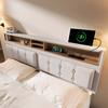 Teen Bed Double with 4 Drawers & Usb C Socket, Upholstered Person 160x200cm, Height Adjustable Headboard, Slatted Frame Made of Wood (without