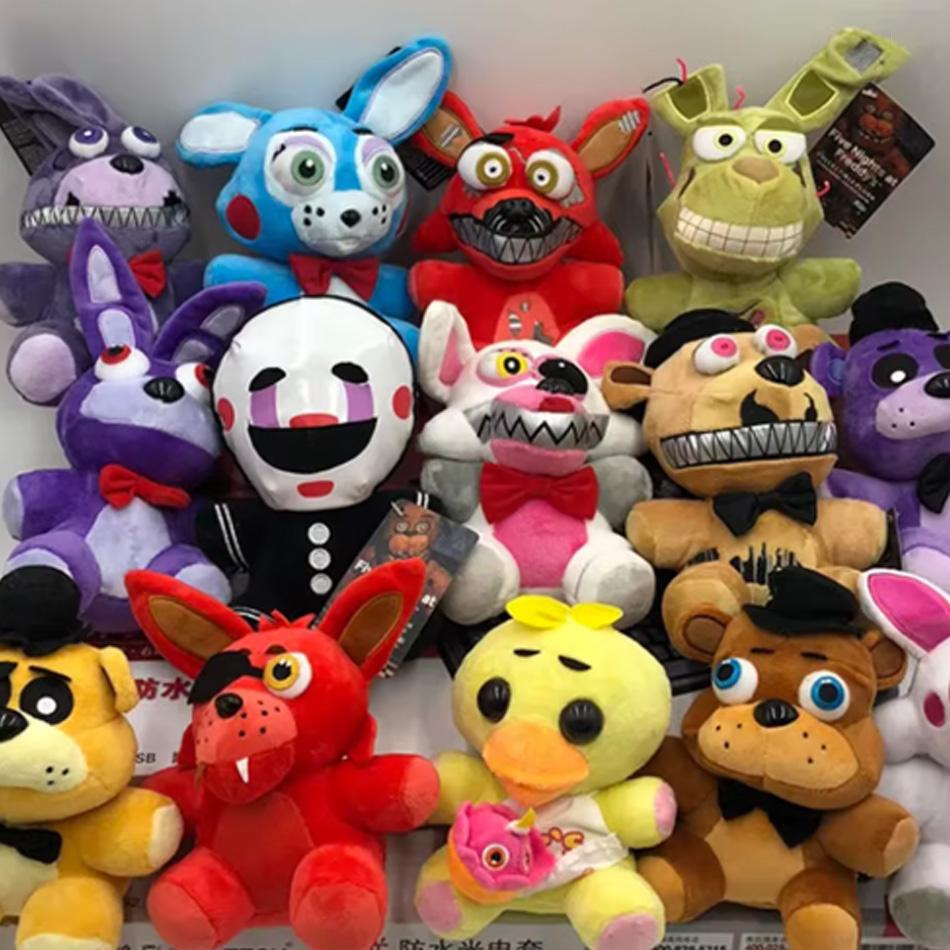 Five Night At Freddy Cute Plush Toys Game Doll Bonnie Bear Foxy Cartoon Stuffed Dolls Freddy Toy Gifts