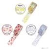 Kamiiso Sansho Masking Tape SAIEN Original 3-Pattern Set (Mimosa Tree, Rose Garden, Lavender Field X