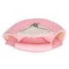 Small Pet Hanging Tunnel Bed Soft Winter Warm House Hammock Cage for Hamster Squirrels S