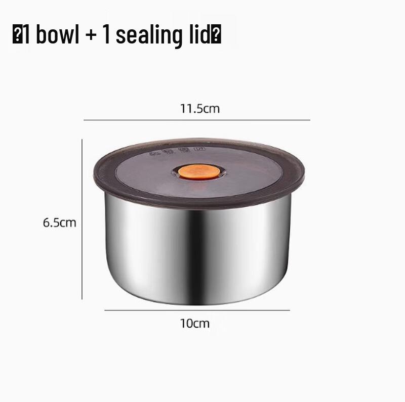 ZISIZ Round Food Container Set with Lids