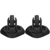 J-ouuo 2 PCS A52 Mute Single Low Wheels for Suitcases and Luggage, Replacement Universal Wheel Casters for Outdoor Use