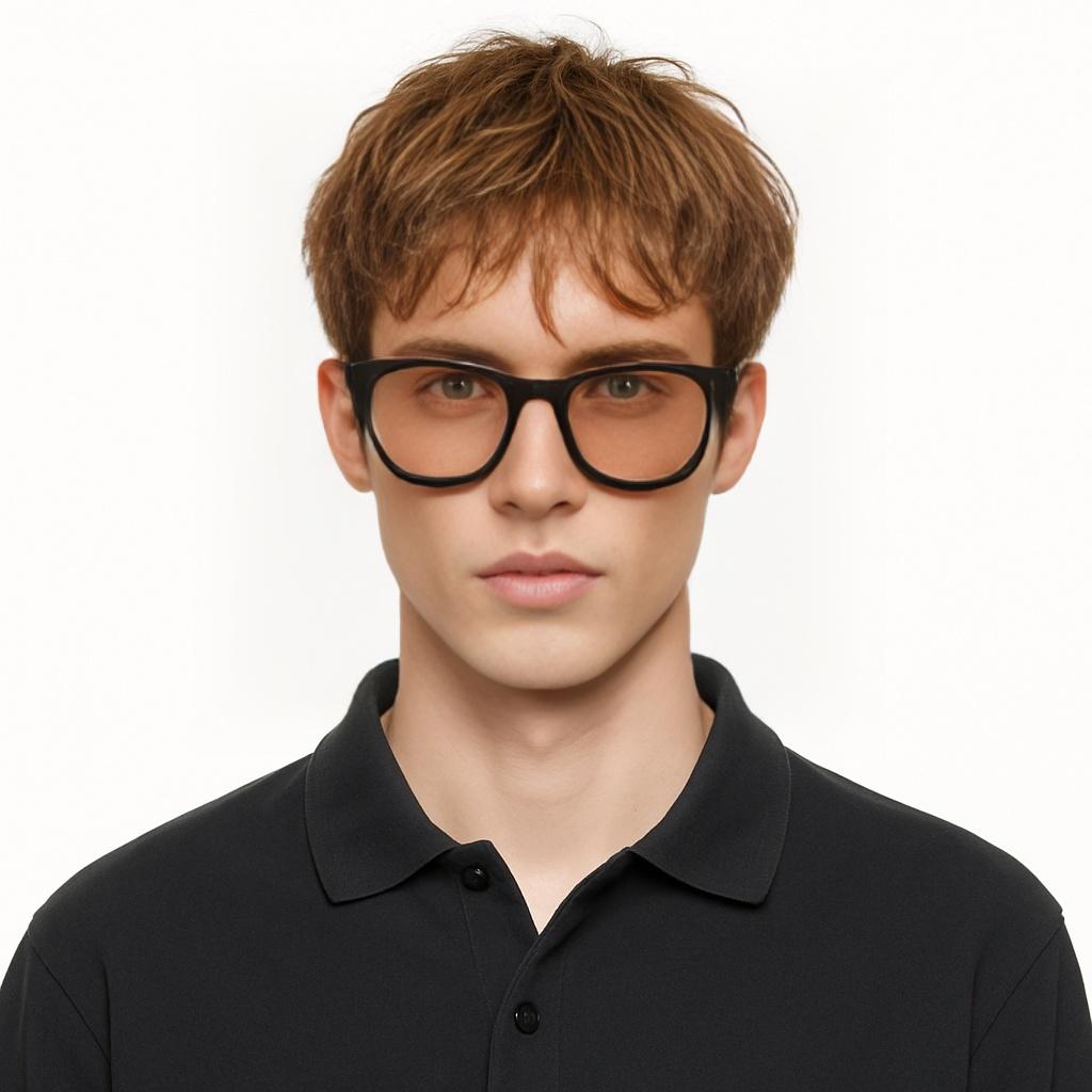 Gentle Monster Logo Engraved Irregular Frame Sunglasses Unisex Sunglasses Black JADE-01(BR)