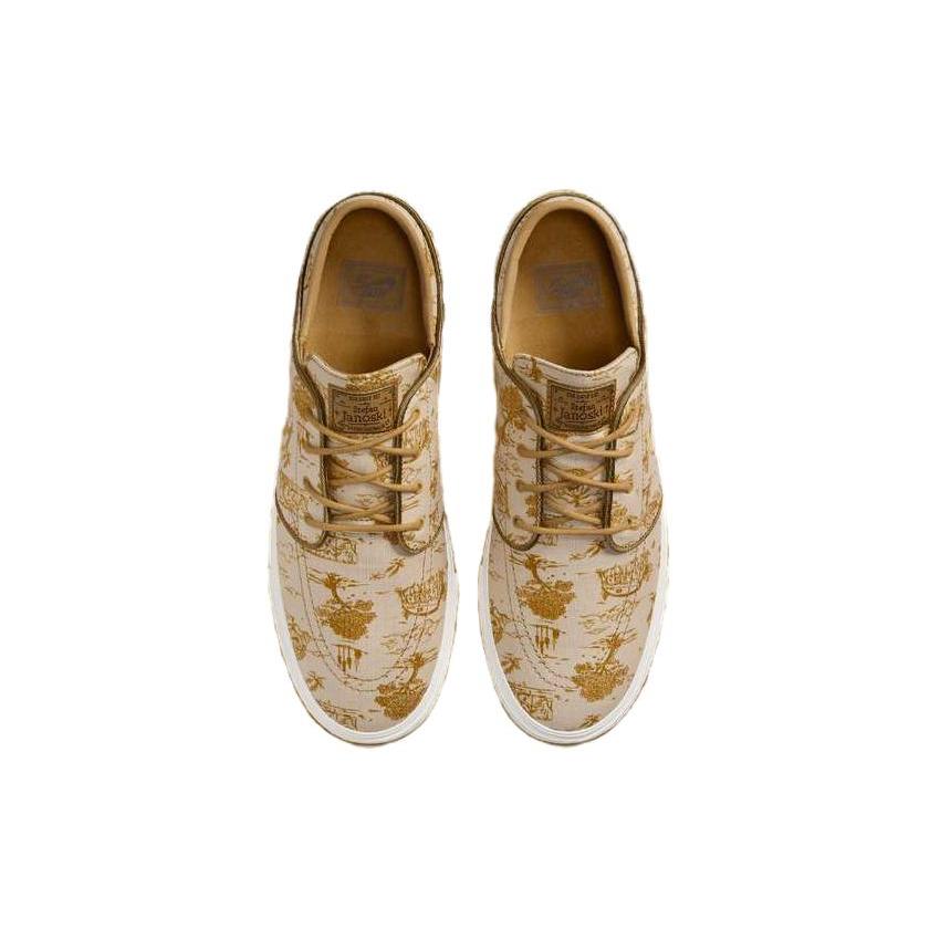 Nike Men's Zoom Stefan Janoski OG+ SB 'City of Style Pack' (Unisex) Sesame / Flat Gold / Bronzine / Sail / Court Blue / Gum Light Brown