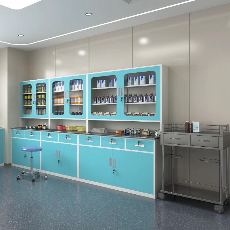 Stainless Steel Medical Treatment Cabinet with Doors