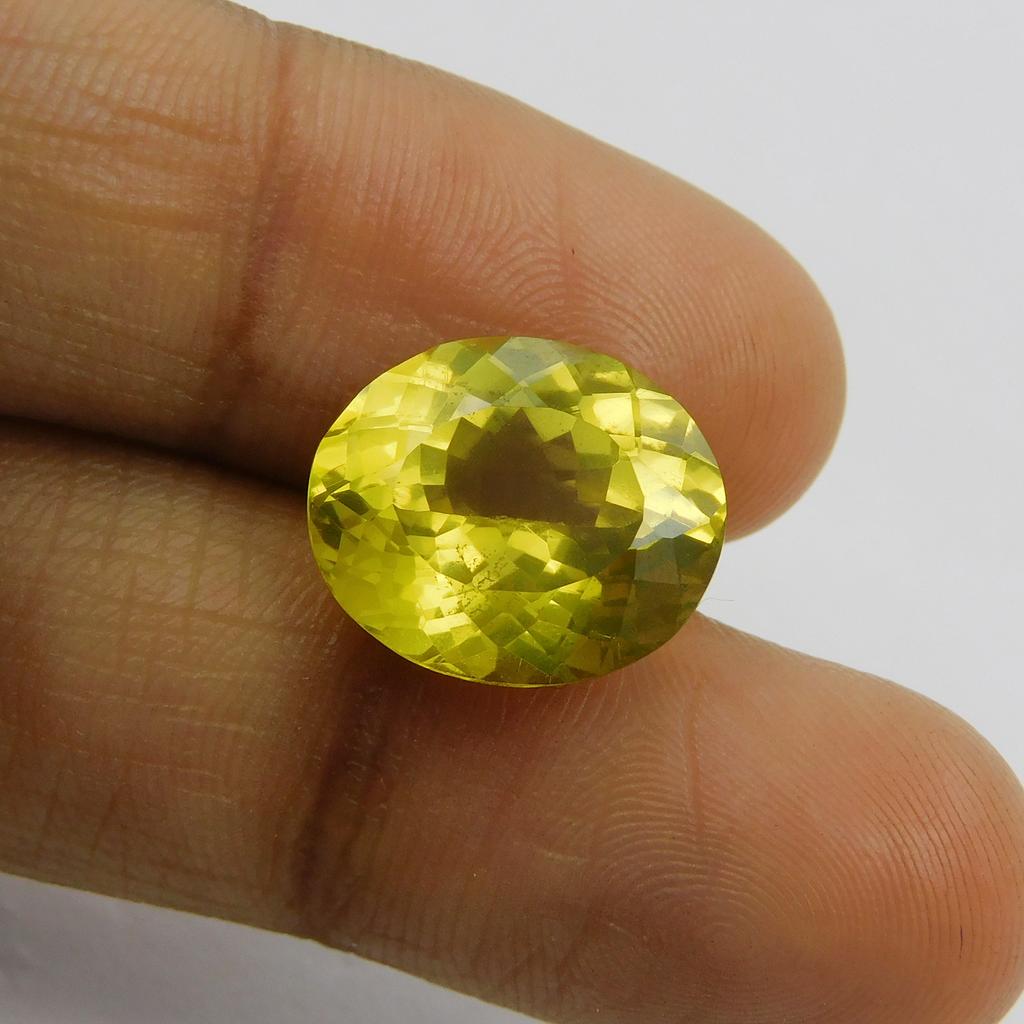 Yellow Sapphire 8.30 Ct Loose Gemstone Natural Perfect Oval Cut