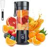 Electric USB Mini Juicer Blender For Shakes and Smoothies, Juice, Six Blades Great for Mixing,Black