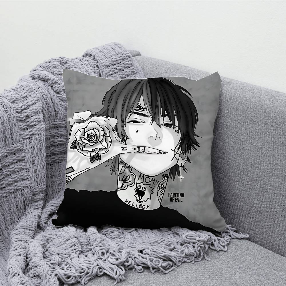 L-Lil P-Peep Pillow Case Print Polyester Fiber 40X40 cm Home Sofa Throw Cushion Cover Decoration