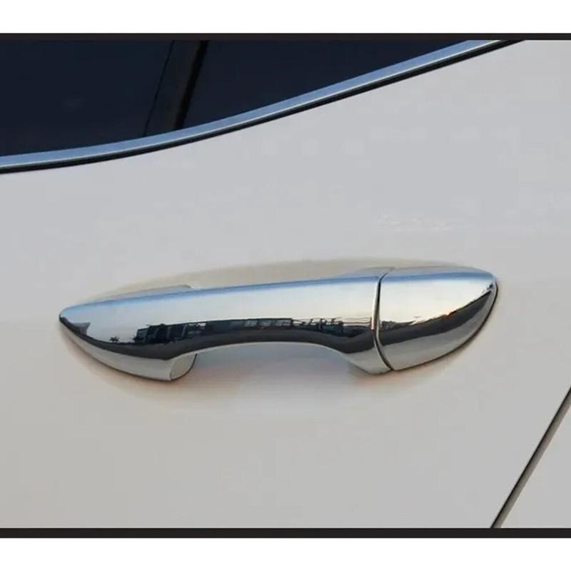 For LHD RHD Toyota Corolla 2014-2018 Car Carbon Style Black Exterior Door Handle Moulding Cover Trim Vehicle Accessories Decor