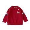 2026 New Year Red Family Sweaters: Parent-Child, Baby, and Toddler Outfits for Family of Three or Four