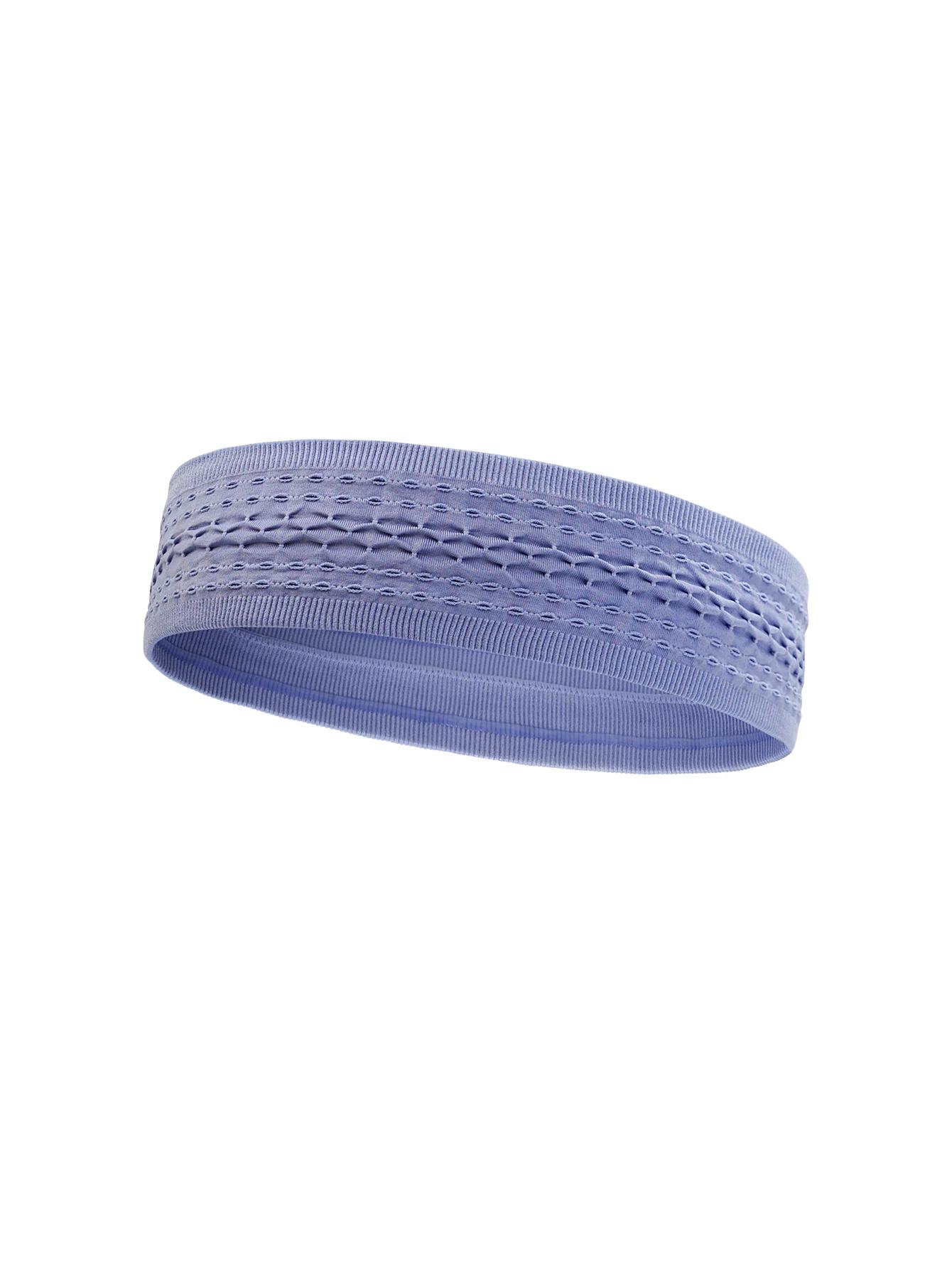 

1pc Sport Knitted Headband Antiperspirant Running Basketball Headband Breathable Sweat-absorbent Quick-drying Sports Cycling фиолетовый