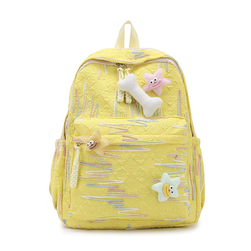 Schoolbag Japanese cute schoolbag female junior high school student high value niche ins style student large capacity backpack travel backpack