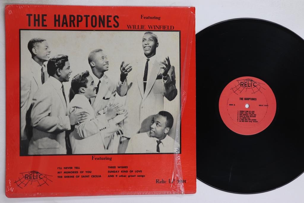 LP Record HARPTONES, WILLIE WINFIELD - Harptones, Willie Winfield RELIC5001 RELIC 1971 US Rock Used
