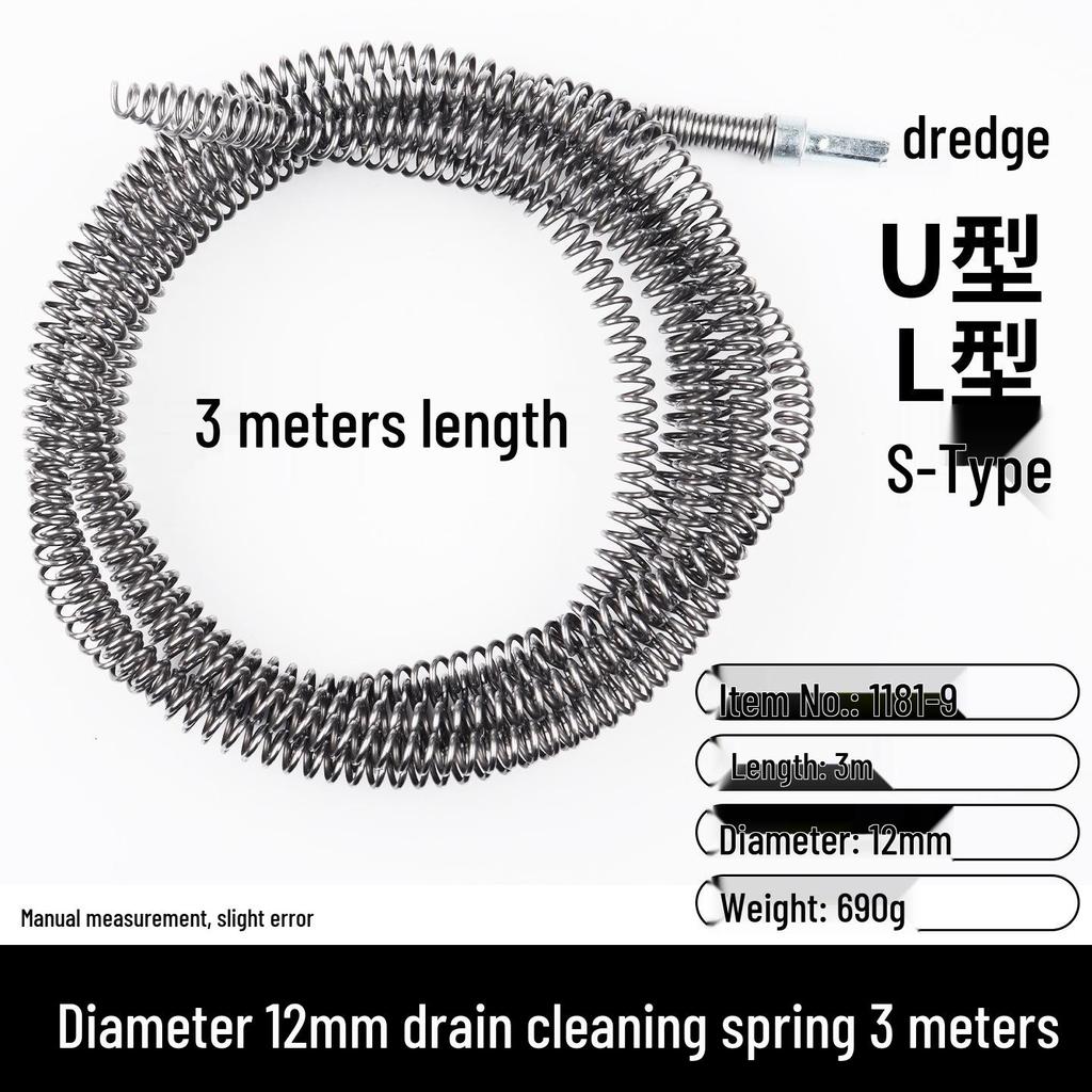Sonda per Tubi con Trapano Elettrico: Macchina per sturare fognature, cucine, WC
