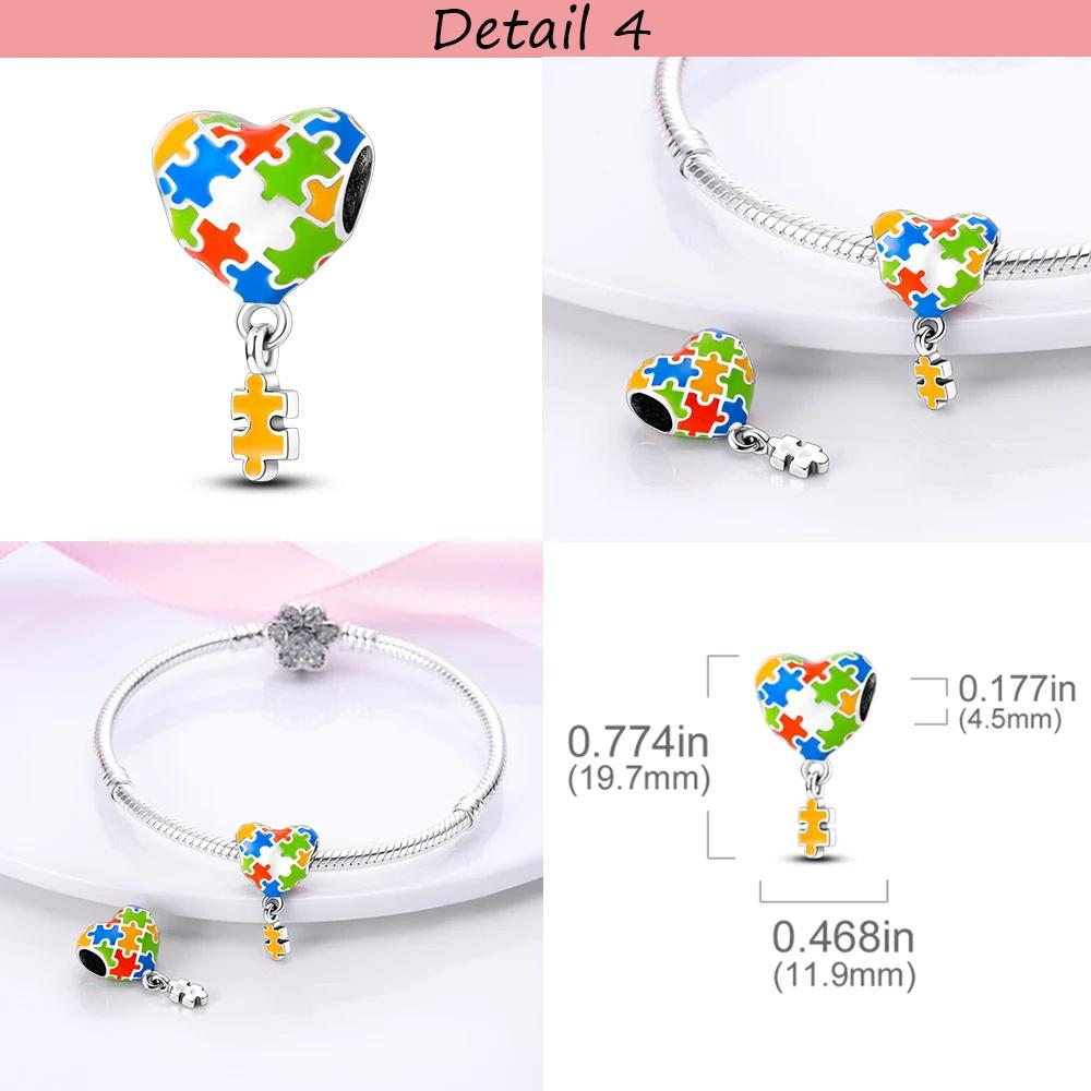 Copper Plated Beads Infinity Love Mum Heart Mom Dangle Charm Fit Charm Bracelet Plata De Ley Original Jewelry