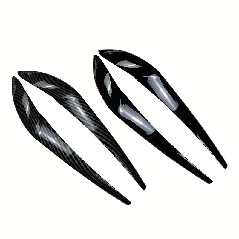 1Pair Front Headlight Eyebrow Eyelid Cover Trim For BMW X3 F25 X4 F26 2014-2018 Headlight Eyebrows Stickers