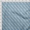 oneOone Tissu Coton Flex Imprimé Kasuri à Carreaux Tissu au Mètre Largeur 40 Pouces