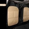 Auto-Anti-Kick-Pad mit Organizer-Tasche, Leder, universelle Sitzlehnen-Schutzhülle, wasserdichte Trittmatten für Kinder auf dem Rücksitz
