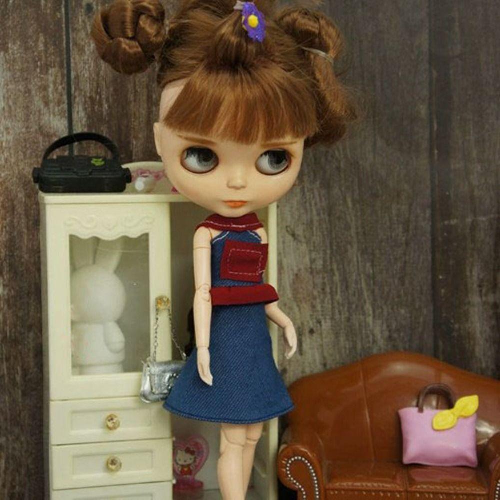 Fashion T-shirt Yarn Skirt Mini Simple Dresses Coat for Azone19 ICY DBS Dolls For Blythe Dolls