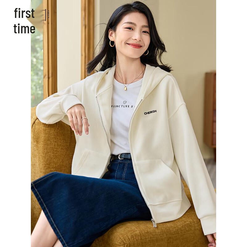 Women s Casual Zip-Up Hooded Sweatshirt Jacket L