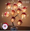 LED Snowman Christmas Garland String Lights Merry Christmas Tree Decorations for Home Christmas Ornament Navidad Noel New Year