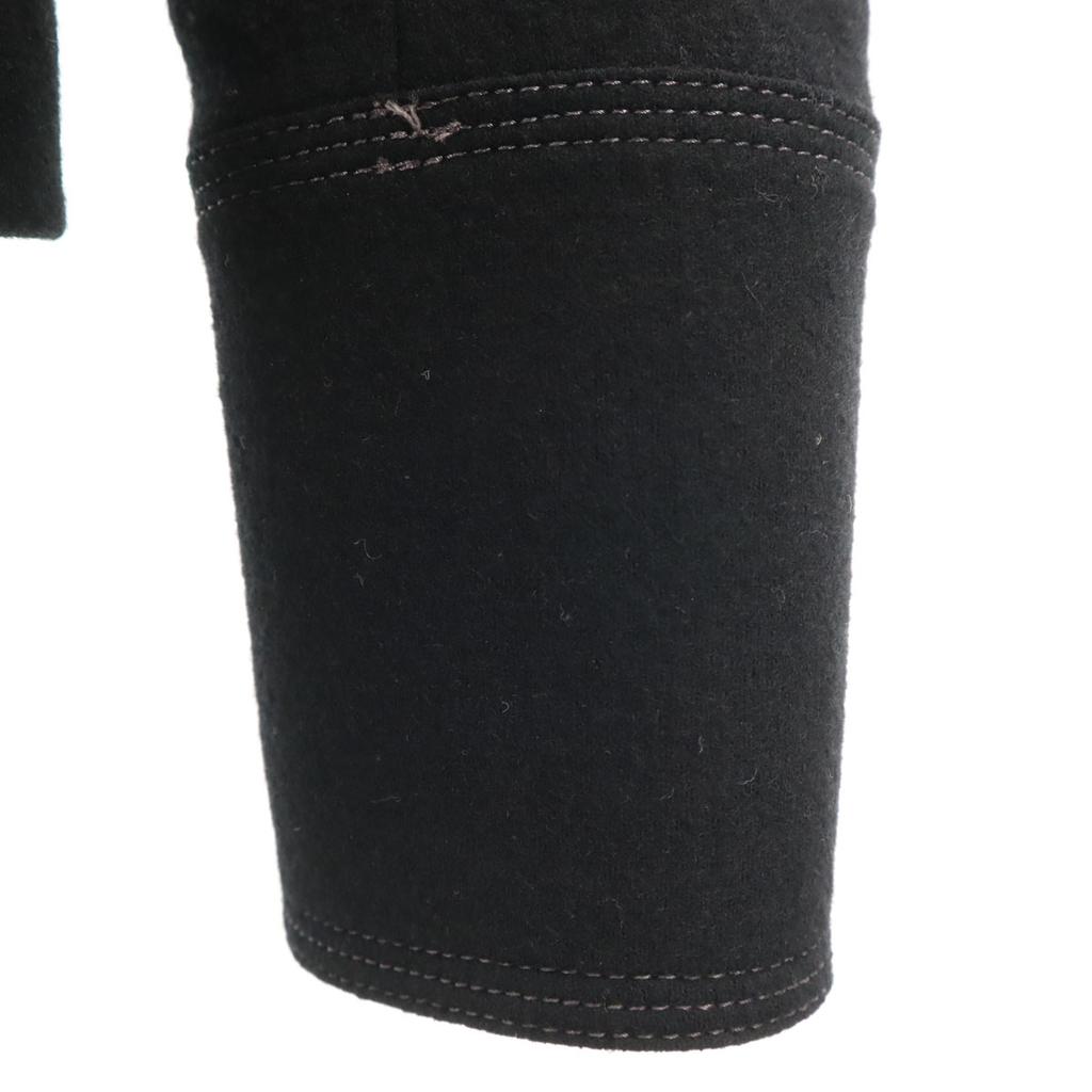 Terno de saia de lã com notas cítricas Conjunto 36/34 preto Feminino Usado