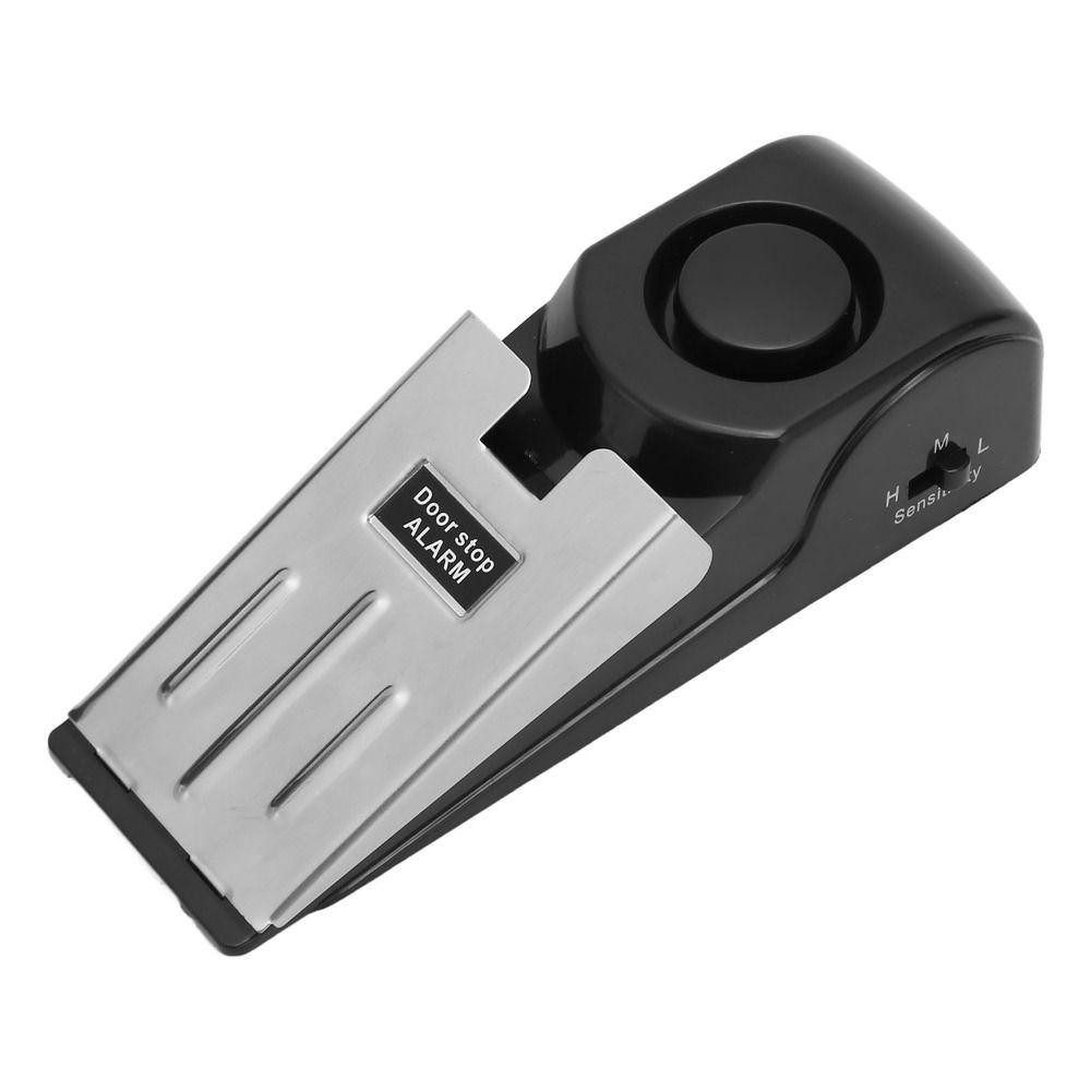 3 Levels Sensitivity Door Stop Alarm 120DB Anti Theft Alarm Door Stopper  Apartment Door Protection