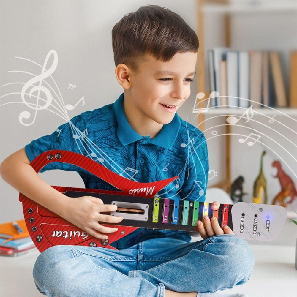 DIY Assembly Children's Music Guitar Toy Sound Music Instrument Toys Kindergartens Toddlers