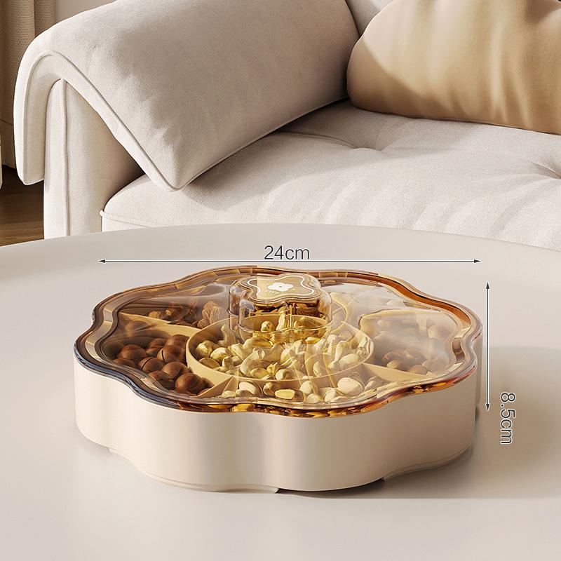 Home Candy Tray, Dried Fruit Snacks, Candy Storage Tray, Living Room Coffee Table Dried Fruit Small Item Storage Box Pp Material