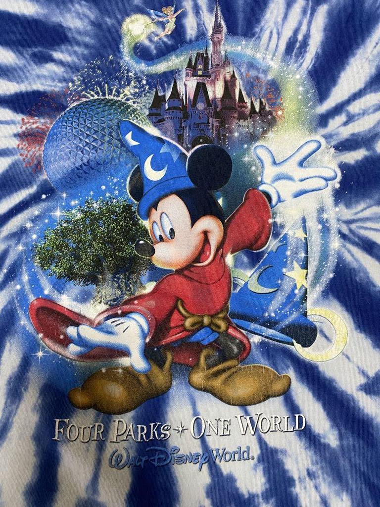 [USED] Disney Mickey Fantasia Vintage Tie-Dye T-Shirt