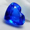 Natural Blue Tanzanite Heart Cut 8 Carat Ring Making Loose Gemstone