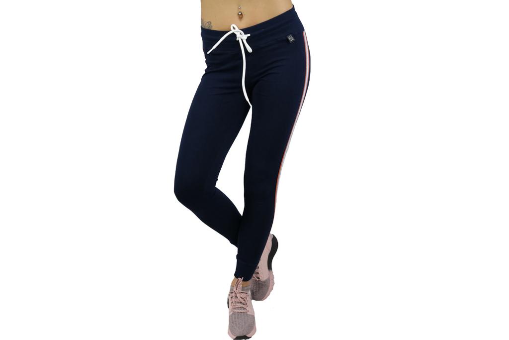 GymHero Leggins Navy LEGG-RACE, Womens navy Leggings