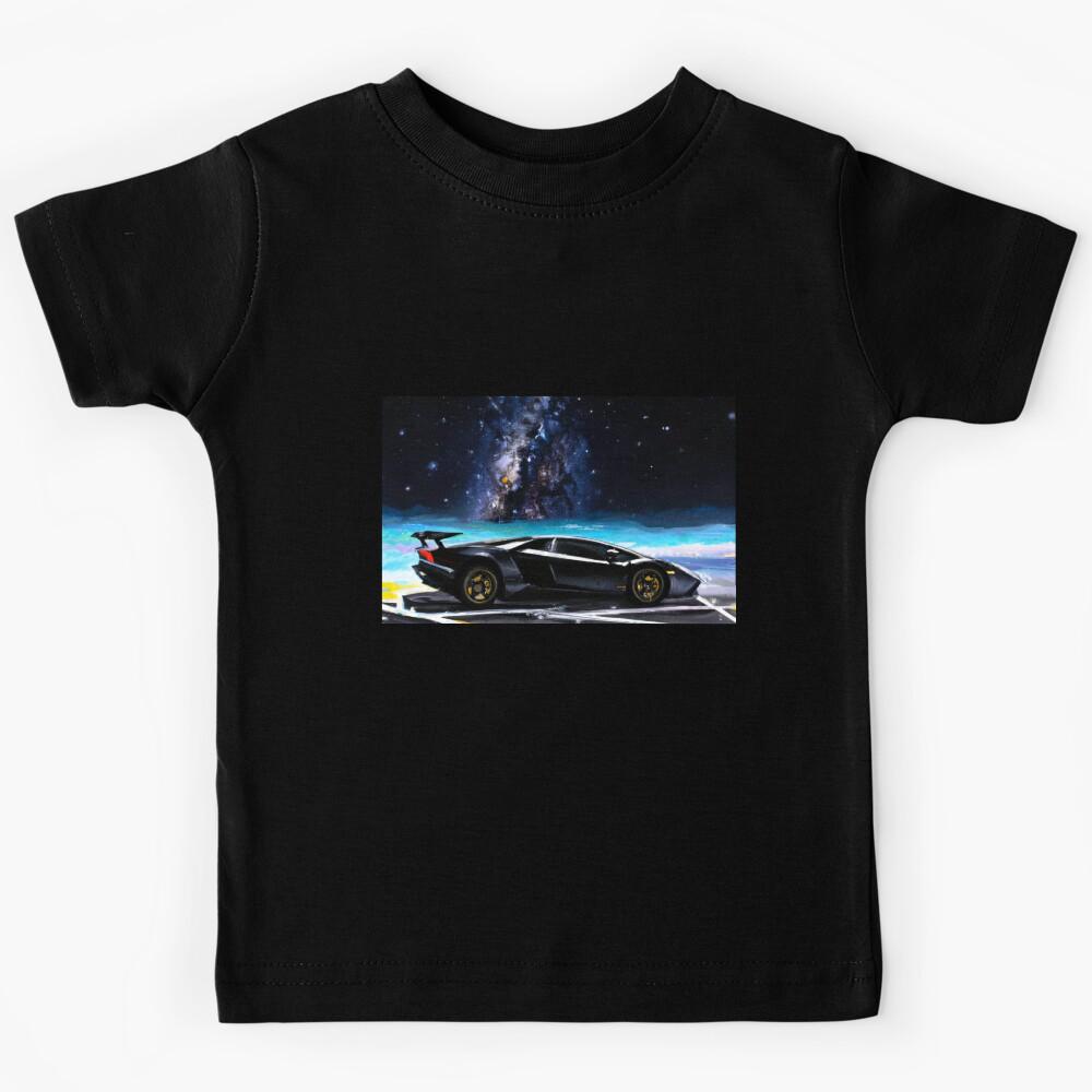 Lamborghini Huracan in The Milky Way Kids T-Shirt 100